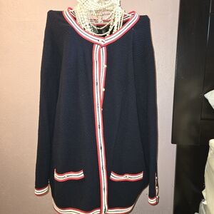 Talbots Navy Sweater